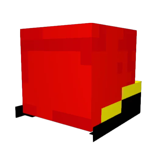 Ballgrim Minecraft avatar head, 3D render