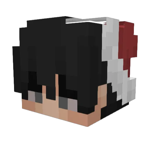 BalliBorek Minecraft avatar head, 3D render