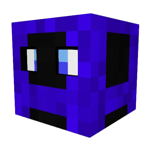 Ballielad Minecraft avatar head, 3D render