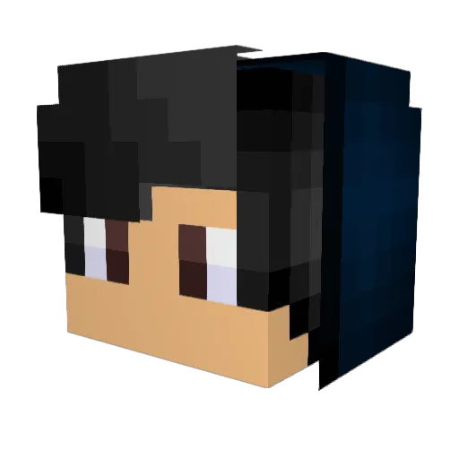 BallingYouUp Minecraft avatar head, 3D render
