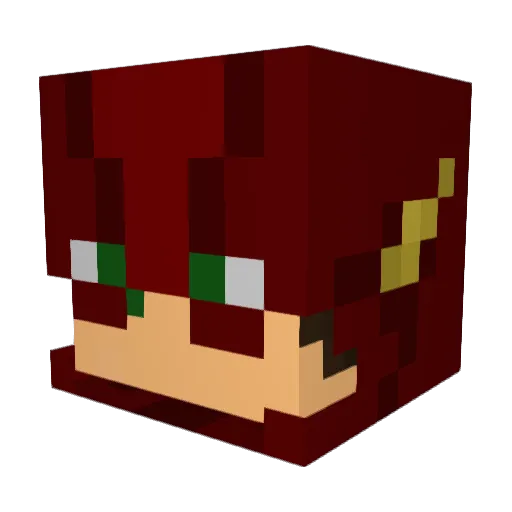 Ballistic291 Minecraft avatar head, 3D render