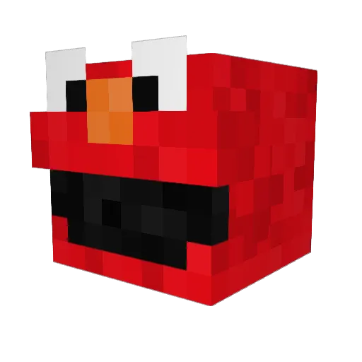 BallisticDman Minecraft avatar head, 3D render