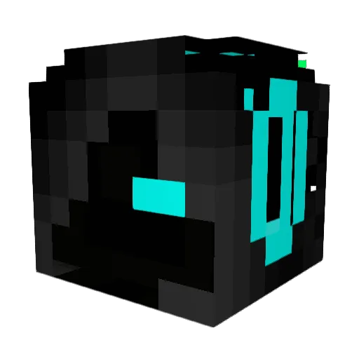 BallisticZacSpaz Minecraft avatar head, 3D render