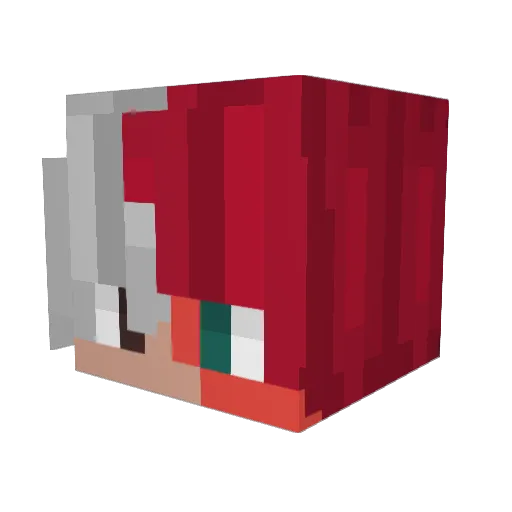 Ballisto101 Minecraft avatar head, 3D render