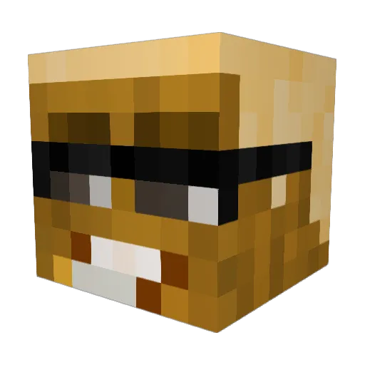 Balllikethemvp Minecraft avatar head, 3D render
