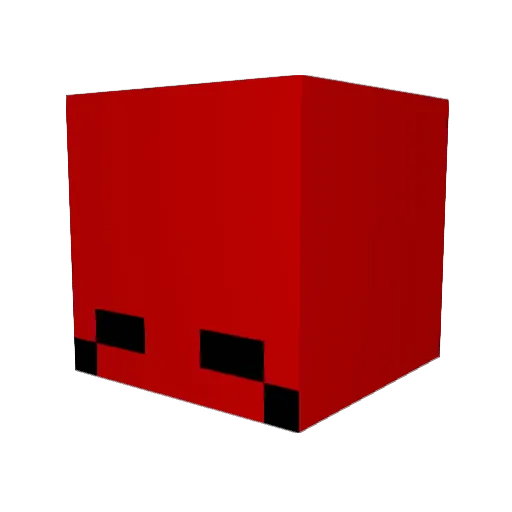 BallonEEE Minecraft avatar head, 3D render