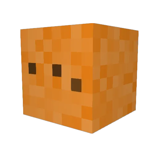 BalloonDogDa Minecraft avatar head, 3D render