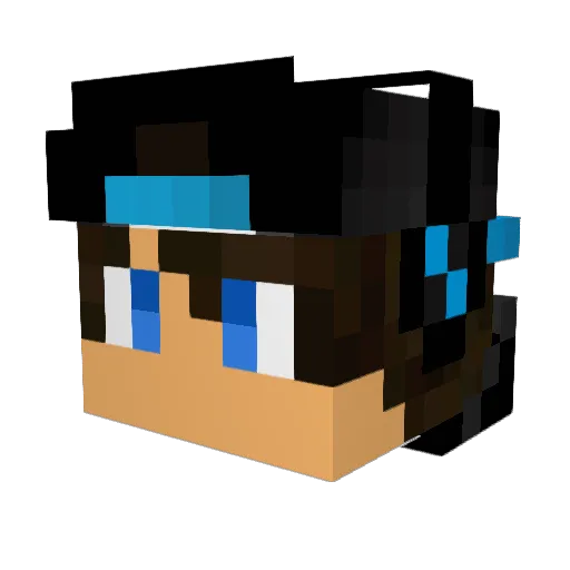 BalloonPath9636 Minecraft avatar head, 3D render