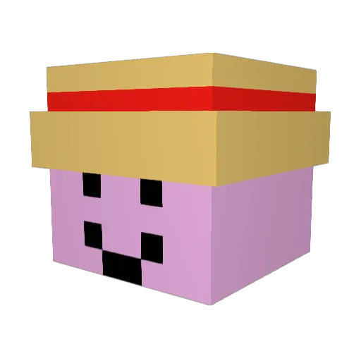 Balls4Ever Minecraft avatar head, 3D render