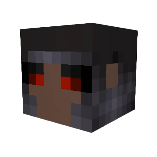 BallsInChocolate Minecraft avatar head, 3D render