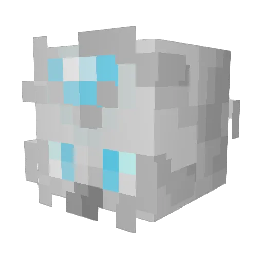 Balls_to_u Minecraft avatar head, 3D render