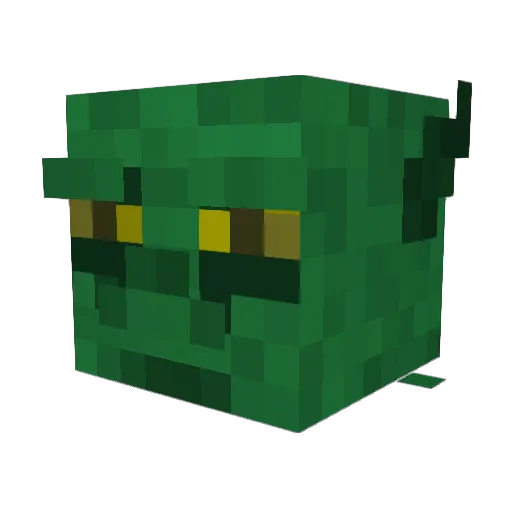 Ballsniffer2 Minecraft avatar head, 3D render