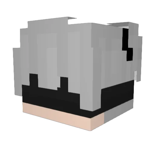 BalluSuS Minecraft avatar head, 3D render