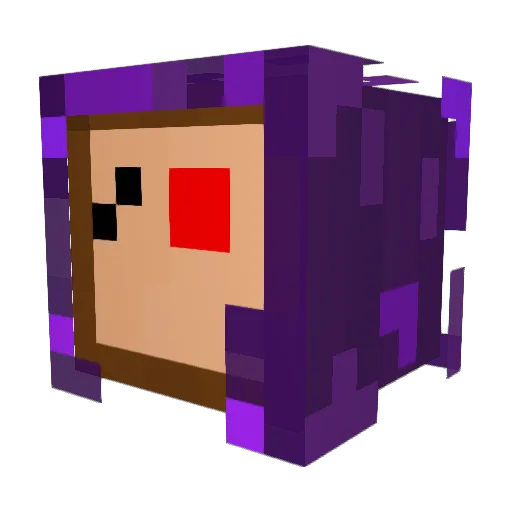 BallyMonke Minecraft avatar head, 3D render