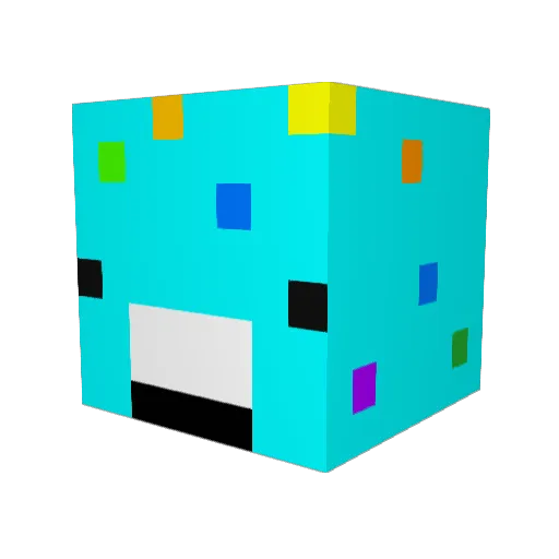 BallyWolf Minecraft avatar head, 3D render
