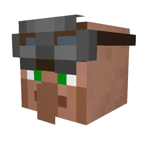 Ballyhooligan_ Minecraft avatar head, 3D render