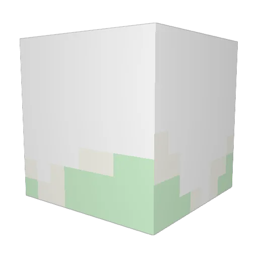 Balo777 Minecraft avatar head, 3D render