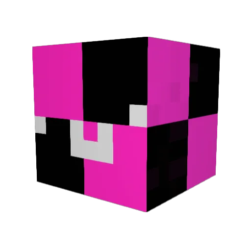 Balomoli Minecraft avatar head, 3D render