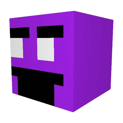 Baloo21 Minecraft avatar head, 3D render