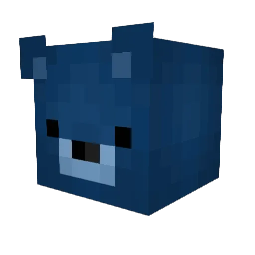 BalooTheBearr Minecraft avatar head, 3D render