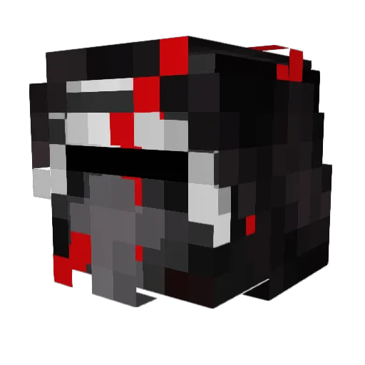 Balou165 Minecraft avatar head, 3D render