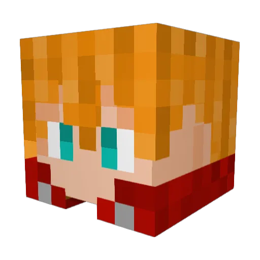 Balroc38 Minecraft avatar head, 3D render