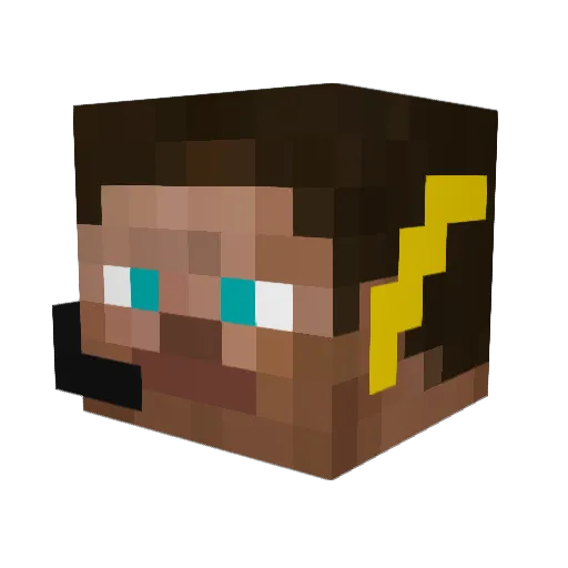 BalsamicBoat Minecraft avatar head, 3D render