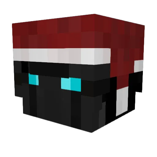 Baltais Minecraft avatar head, 3D render