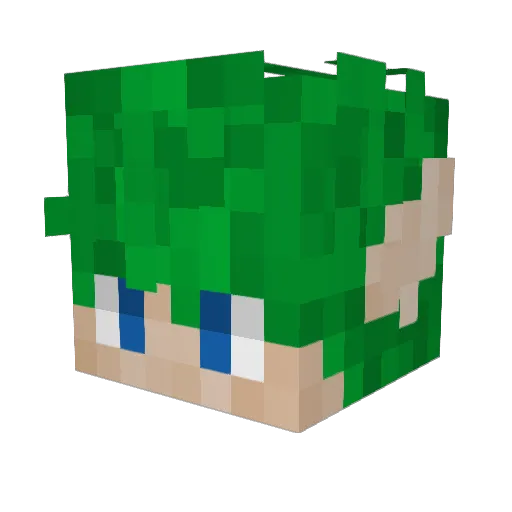 Baltazar_Blake Minecraft avatar head, 3D render