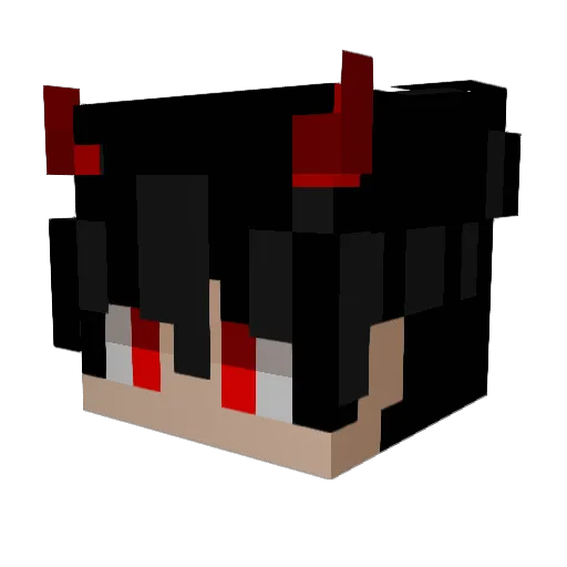 BalthDragon Minecraft avatar head, 3D render