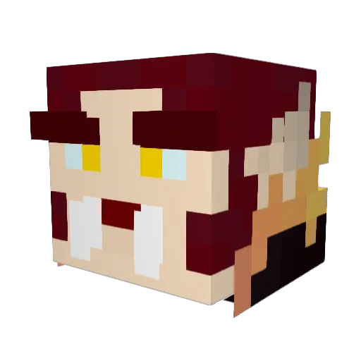 Balthazor3498 Minecraft avatar head, 3D render