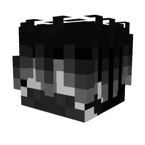 Baltiyata Minecraft avatar head, 3D render