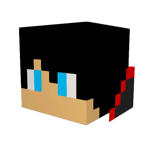 Balto5566 Minecraft avatar head, 3D render