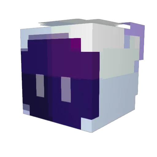 BalzOfSatan Minecraft avatar head, 3D render