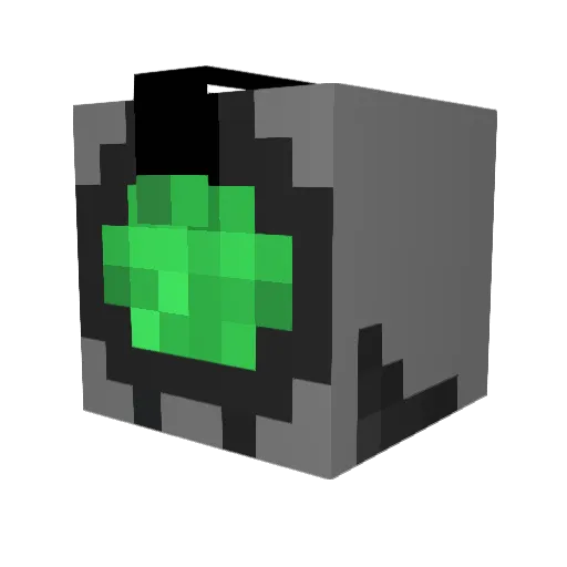 Balzout Minecraft avatar head, 3D render