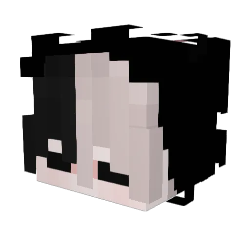 BalzzAmIik Minecraft avatar head, 3D render