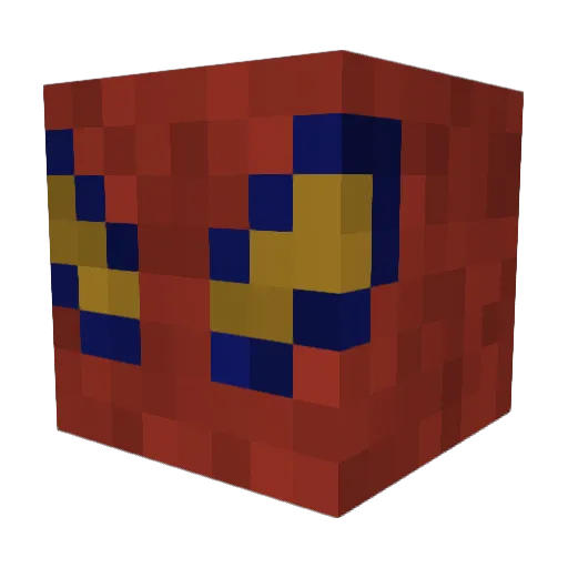 Bam2012 Minecraft avatar head, 3D render