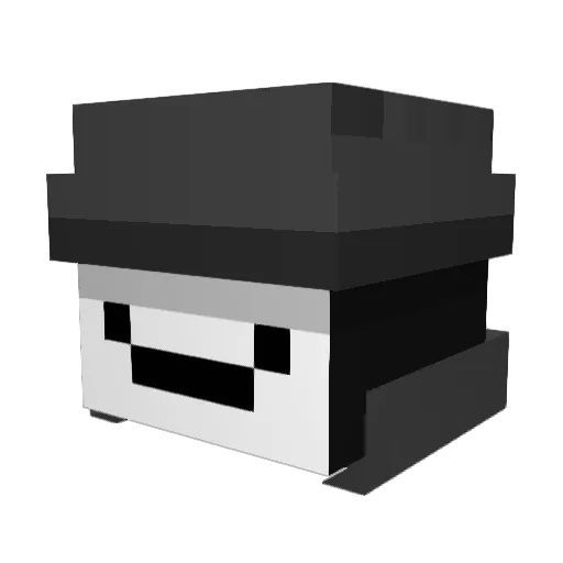 BamAngGang Minecraft avatar head, 3D render