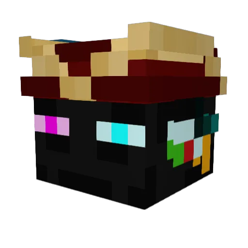 BamBam9367 Minecraft avatar head, 3D render