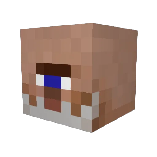 BamBamCyclops Minecraft avatar head, 3D render