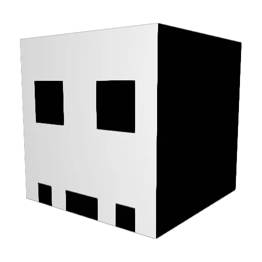 BamCrashBoom Minecraft avatar head, 3D render