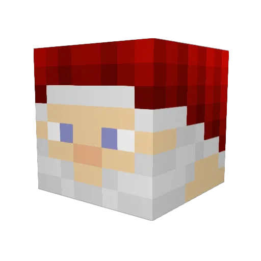 BambangPrakasa Minecraft avatar head, 3D render