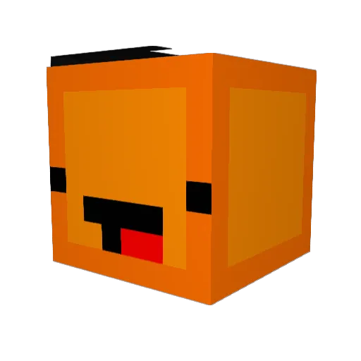 Bambi0309 Minecraft avatar head, 3D render