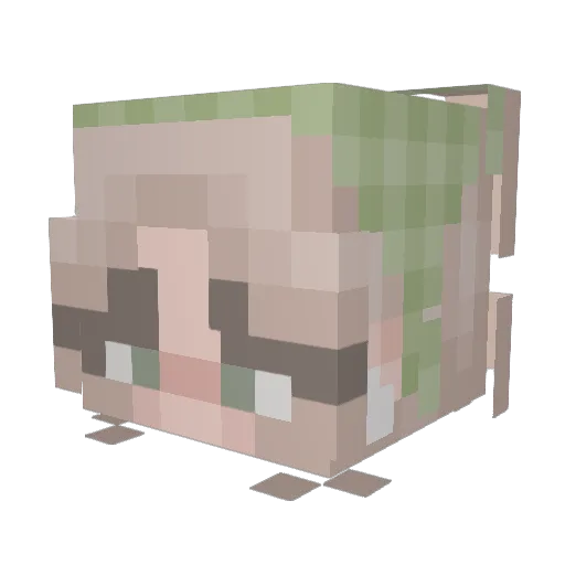Bambi_lea04 Minecraft avatar head, 3D render