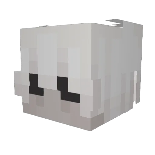 Bambiczek Minecraft avatar head, 3D render