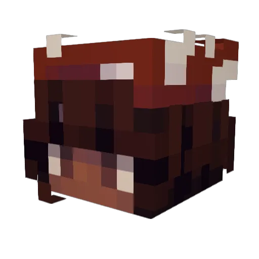 BambiiXxXx Minecraft avatar head, 3D render