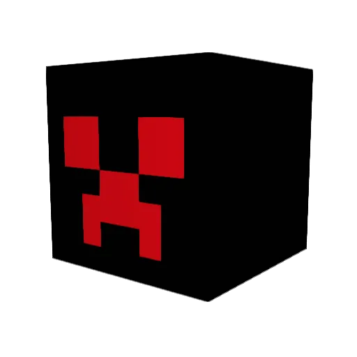 Bambina666 Minecraft avatar head, 3D render
