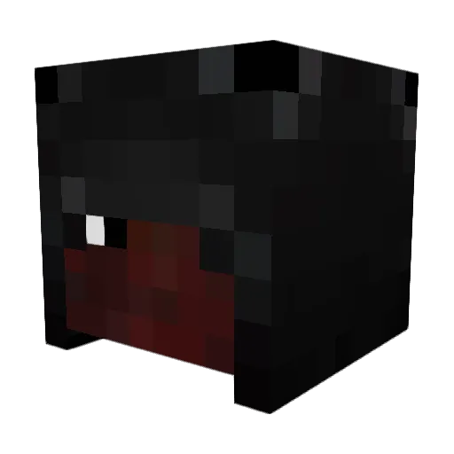 Bambinco Minecraft avatar head, 3D render