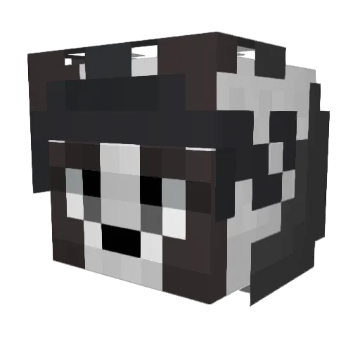 Bambo97 Minecraft avatar head, 3D render