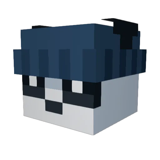 BambooJake01 Minecraft avatar head, 3D render